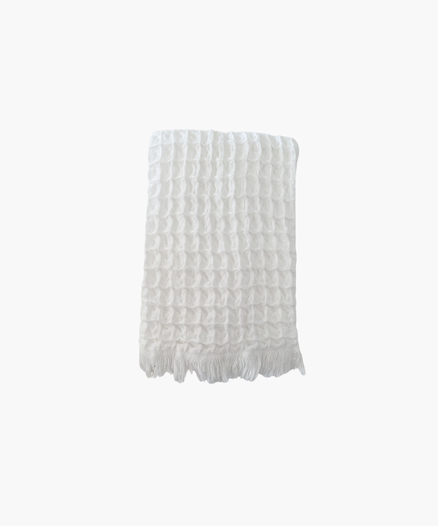 Turkish Cotton Waffle Hand Towels, Set of 2